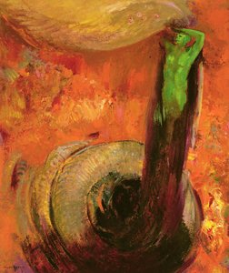 الموت الأخضر ، ج 1905 بواسطة Odilon Redon