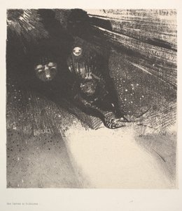 يرقات شائنة ، 1896. بواسطة Odilon Redon
