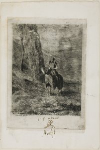 فارس ينتظر بواسطة Odilon Redon