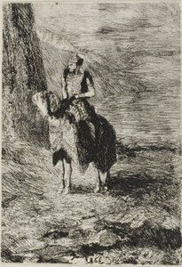 فارس ينتظر بواسطة Odilon Redon