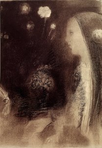 نقش في الحلم بواسطة Odilon Redon (1840-1916) 1879 باريس ، مجموعة خاصة بواسطة Odilon Redon