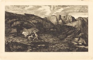 يخاف بواسطة Odilon Redon