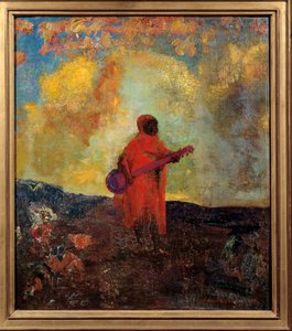 اللوحة العربية لأوديلون ريدون (1840-1916) 1893 صن. 0.5x0.44 م باريس ، متحف دو بيوت باليه. بواسطة Odilon Redon