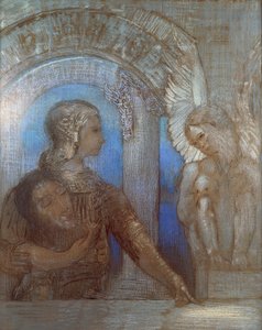 الفارس الصوفي، لأوديلون ريدون (1840-1916) بواسطة Odilon Redon