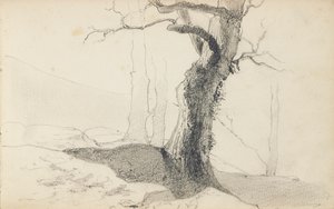 صفحة من كراسة الرسم ، "بلاد الباسك" بواسطة Odilon Redon