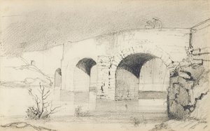صفحة من كراسة الرسم ، "بلاد الباسك" بواسطة Odilon Redon