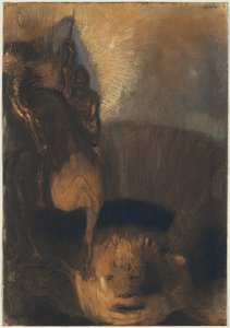 القديس جورج والتنين بواسطة Odilon Redon