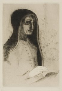 الكتاب (القديسة تريزا) بواسطة Odilon Redon