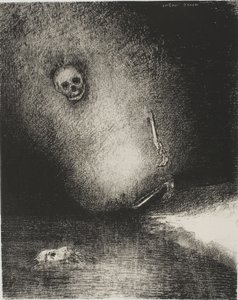 لقد انتهى الحلم بالموت، من المحلف بواسطة Odilon Redon