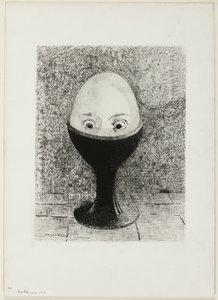البيضة بواسطة Odilon Redon