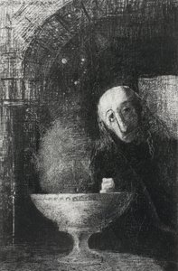 البحث اللانهائي ، من الليل ، 1886 بواسطة Odilon Redon