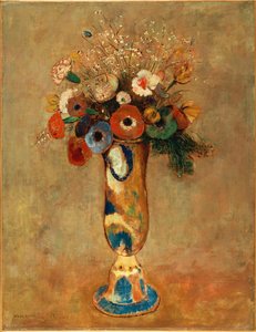 إناء الزهور ، 1912 بواسطة Odilon Redon
