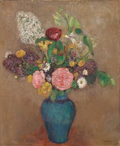 مزهرية بالورود بواسطة Odilon Redon