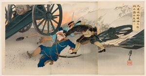 خلال معركة هاموتانغ الكبرى في جيوليانتشنغ ، أخذ جنودنا أسيرًا روسيًا بواسطة أوغاتا جيسان