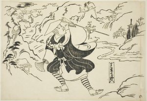 وصول Rensho إلى جبل Koya (Rensho Koya-iri) ، من سلسلة "مشاهد مشهورة من مسرحيات الدمى اليابانية (Yamato irotake)" بواسطة أوكومورا ماسانوبو