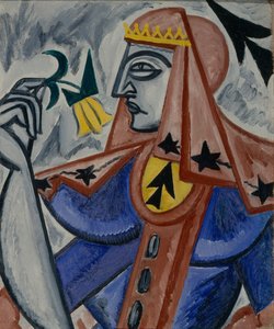 ملكة البستوني ، 1913-1914 بواسطة أولغا روزانوفا