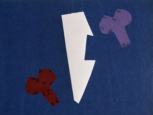 Universal War: Collage work by Olga Rosanova, January 1916