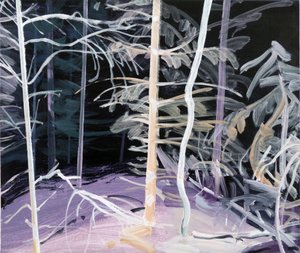 Forêt-noire 3، 2017 (أكريليك على قماش) بواسطة أوليفييه موريل