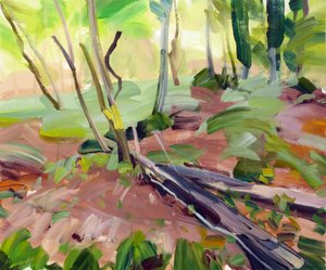 Forêt 24، 2017 (أكريليك على قماش) بواسطة أوليفييه موريل