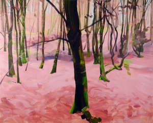 Forêt 29، 2017 (أكريليك على قماش) بواسطة أوليفييه موريل