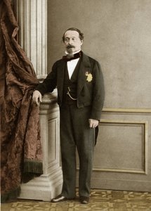 صورة لنابليون الثالث بواسطة أوليمبي أغوادو دي لاس ماريزما (1827-1894) - تلوين لاحقًا
