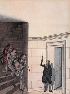 إزالة جوزفين أسفل الدرج من قبل نابليون بواسطة وظيفة Onfray de Breville