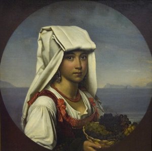 فتاة نابولية مع الفواكه ، 1831