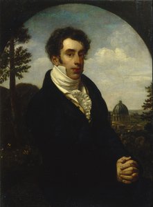 صورة للأمير ألكسندر ميخائيلوفيتش غوليتسين 1798-1858 ، 1819 بواسطة أوريست أداموفيتش كيبرينسكي
