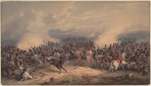 فرسان وطاردون في معركة نهر تشيرنايا في 16 أغسطس 1855 ، 1855
