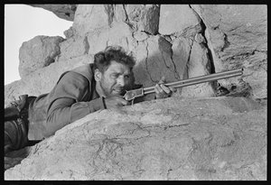 بيرت لانكستر في فيلم The Scalphunters ، 1968 (صورة بالأبيض والأسود) بواسطة أورلاندو سويرو