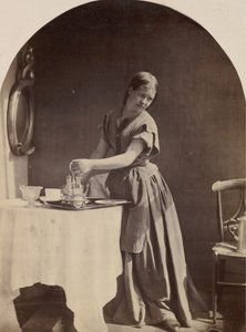 أزياء اللغة الإنجليزية في الإفطار ، كاليفورنيا. 1860.