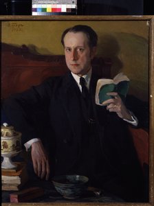 "" صورة للفنان الليتواني مستيسلاف دوبوزينسكي (دوبوجينسكي) (1875-1957) "لوحة لأوسيب إيمانويلوفيتش براز (1872-1936) متحف المجموعات الخاصة في متحف إيه بوشكين للفنون الجميلة ، موسكو