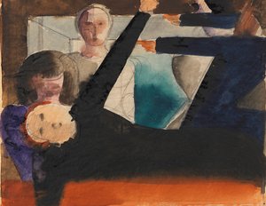تهمة الحوار ، حوالي 1924-1925. بواسطة أوسكار شليمر