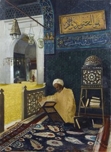 تلاوة القرآن - Peinture de Osman Hamdi Bey
