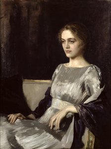 الآنسة موريل جور في فستان Fortuny