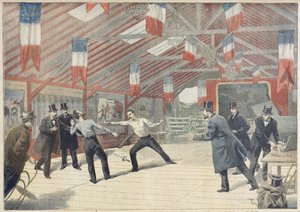 مبارزة مأساوية: وفاة السيد Harry Alis ، من "Le Petit Journal" ، 17 مارس 1895 بواسطة أوزوالدو توفاني