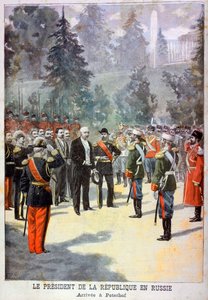 استقبل فيليكس فور ، رئيس فرنسا ، في بيترهوف ، سان بطرسبرج ، روسيا ، 1897 بواسطة أوزوالدو توفاني