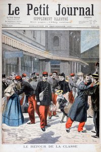 عودة الجنود الفرنسيين إلى ديارهم ، فرنسا ، 1897 بواسطة أوزوالدو توفاني