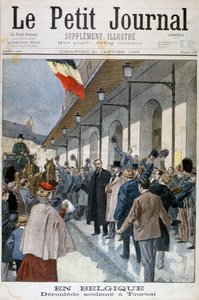 وصول بول ديروليدي إلى المنفى في تورناي ، بلجيكا ، 1900. بواسطة أوزوالدو توفاني