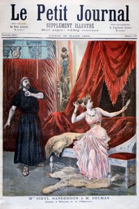 Sibyl Sanderson and Delmas in Jules Massenet s Opera Thais، Paris، 1894 بواسطة أوزوالدو توفاني