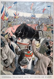 حادث مصارعة الثيران المأساوية حول باريس ، 1899 بواسطة أوزوالدو توفاني