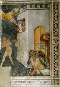 معجزة القديس أوغسطين ، إطلاق سراح سجين بريء (Fresco