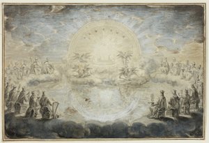 مشهد من سفر الرؤيا بواسطة Ottmar Elliger the Younger