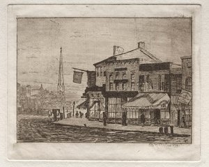 كليفلاند ، شارع وودلاند وشارع إيجل ، 1878. بواسطة أوتو هـ