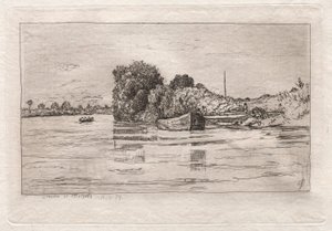 الدانوب في والهالا ، 1879. بواسطة أوتو هـ