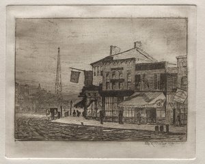 شارع النسر وشارع وودلاند ، 1878. بواسطة أوتو هـ