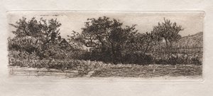أسطح وأشجار ، 1879. بواسطة أوتو هـ