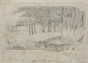 رسم من الطبيعة ، 1879. بواسطة أوتو هـ