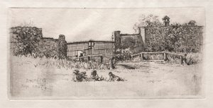 البوابة ، Lustheim ، 1879. بواسطة أوتو هـ