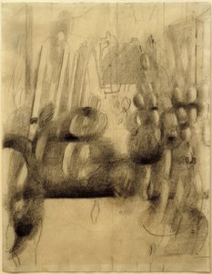 الدخول إلى الفصل (قاعة المدرسة). رسم بواسطة أوتو ماير أمدن